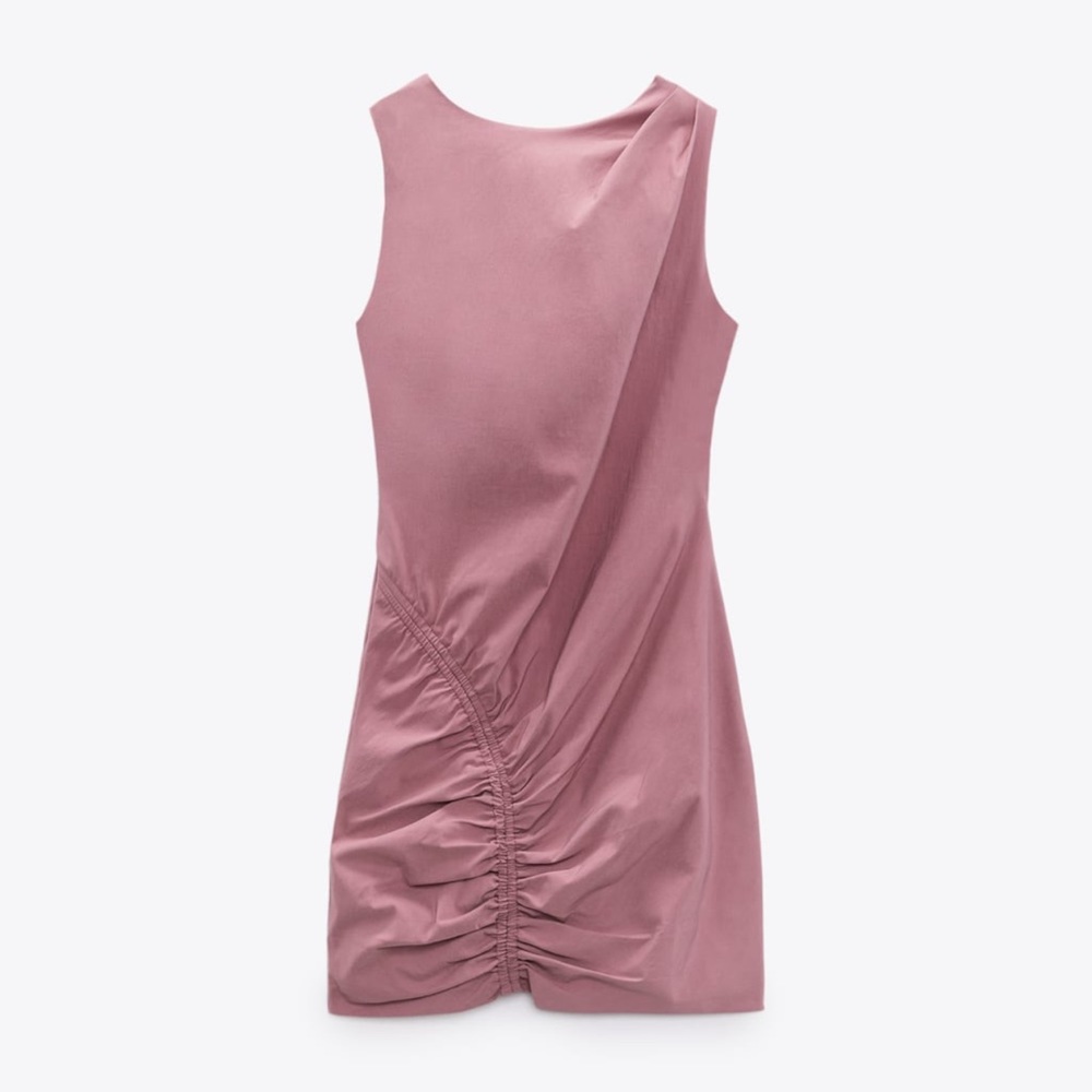 Zara Open Back Mini Dress